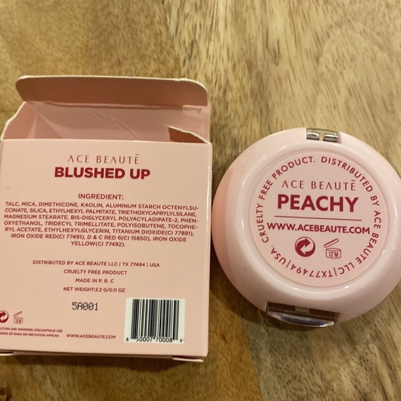 ACE BEAUTÉ | Blushed Up Blush in Peachy - Picture 2 of 2